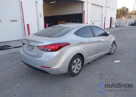 2016 Hyundai Elantra Se из США, поврежденный, VIN 5NPDH4AE8GH729730